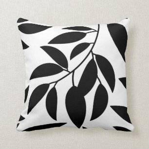 Almofada Travesseiro decorativo de Silhueta Preto Branco