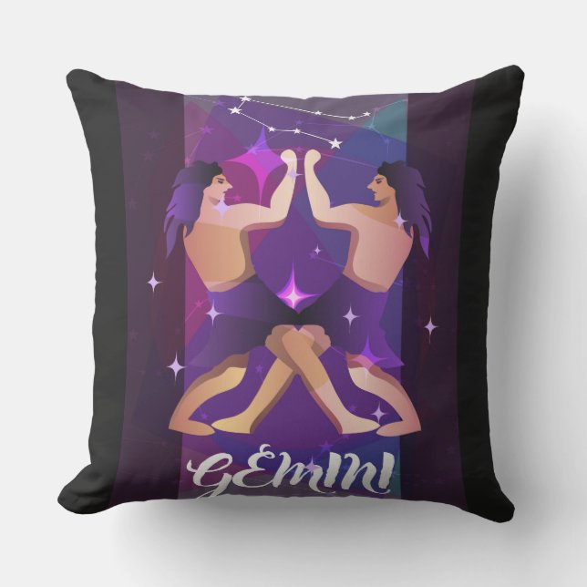 Almofada Travesseiro decorativo de Sinal Gemmini (Frente)
