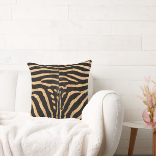 Almofada Travesseiro decorativo de Skin Faux Zebra