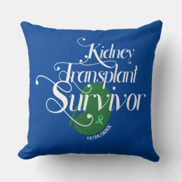 Almofada Travesseiro decorativo de Sobrevivência do Transpl