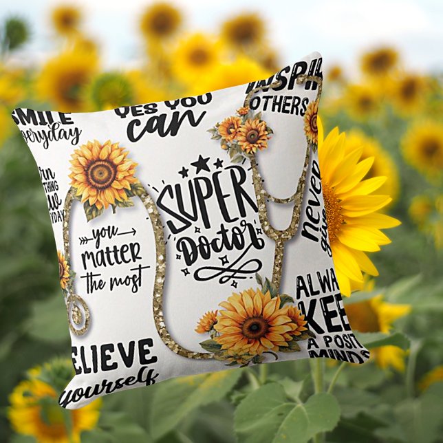 Almofada Travesseiro decorativo de Superherói Doutor (Criador carregado)