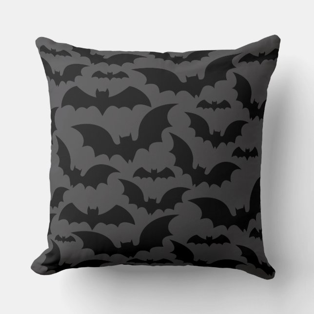 Almofada Travesseiro decorativo de Swarm Bat Midnight - Cin (Frente)