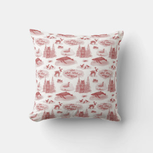 Almofada Travesseiro decorativo de Toile Animal do Alaska (