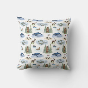 Almofada Travesseiro decorativo de Túnel Animal do Alaska (