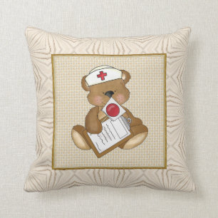 Almofada Travesseiro decorativo de Urso Diversão de Cartoon