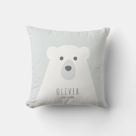 Almofada Travesseiro decorativo de Urso Polar
