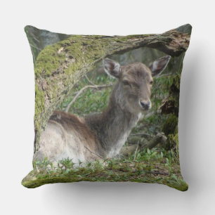 Almofada Travesseiro decorativo de veado de fôr de afinação