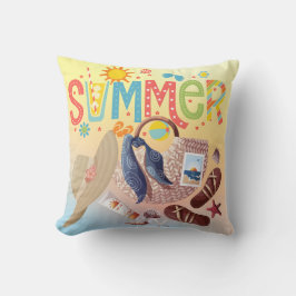 Almofada Travesseiro decorativo de Verão