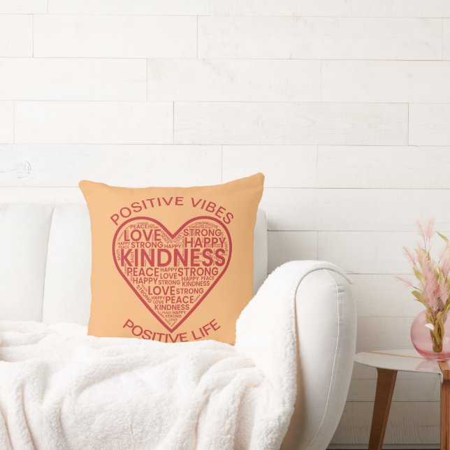 Almofada Travesseiro decorativo de Vida Positivo Vibes (Sofá)