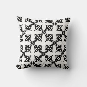 Almofada Travesseiro decorativo de Vintage Preto e Branco
