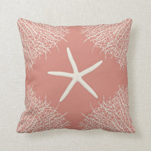 Almofada Travesseiro decorativo decorativo com seastar e o