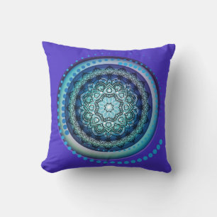 Almofada Travesseiro decorativo Design da Medalhão Espiral
