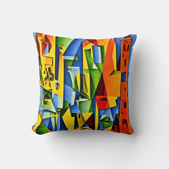 Almofada Travesseiro decorativo Design da torre da Toscana (Frente)