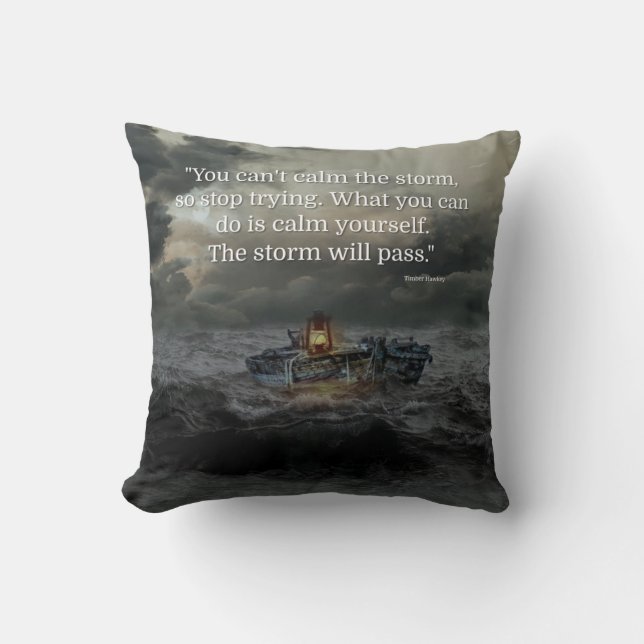 Almofada Travesseiro decorativo Design de Cota de Storm (Frente)