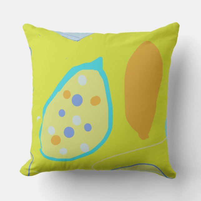 Almofada Travesseiro decorativo design de impressão espontâ (Frente)