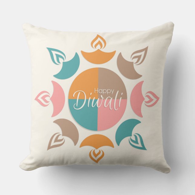 Almofada Travesseiro decorativo Diwali (Frente)