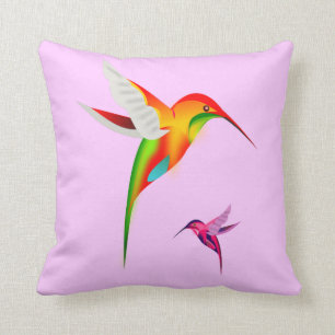 Almofada Travesseiro decorativo do abrigo do colibri