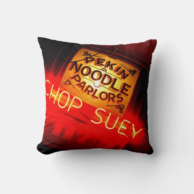 Almofada Travesseiro decorativo do algodão de Pekin (Frente)