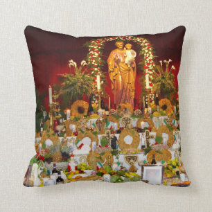 Almofada Travesseiro decorativo do altar de St Joseph