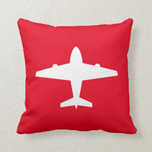 Almofada Travesseiro decorativo do avião dos miúdos do