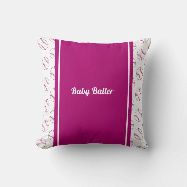 Almofada Travesseiro decorativo do Baby Baller Blanket (Frente)