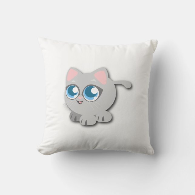 Almofada Travesseiro decorativo do Baby Gatinho Kat (Frente)