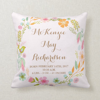 Almofada Travesseiro decorativo do bebé do Stats do