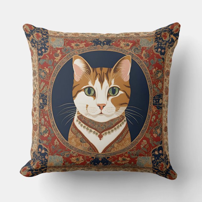 Almofada Travesseiro decorativo do Cat Lover (Frente)