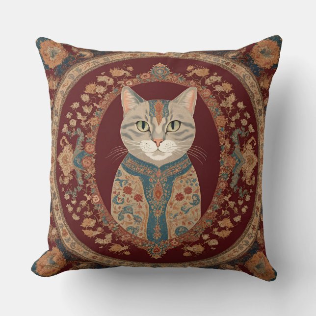 Almofada Travesseiro decorativo do Cat Lover (Frente)