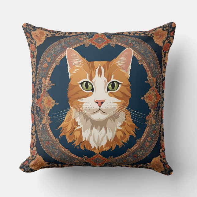 Almofada Travesseiro decorativo do Cat Lover (Frente)