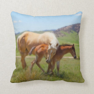 Almofada Travesseiro decorativo do cavalo pela foto de