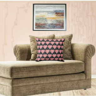 Almofada Travesseiro decorativo do Coração Capturado