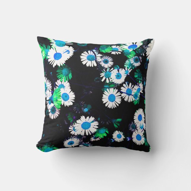 Almofada travesseiro decorativo do daisies (Frente)