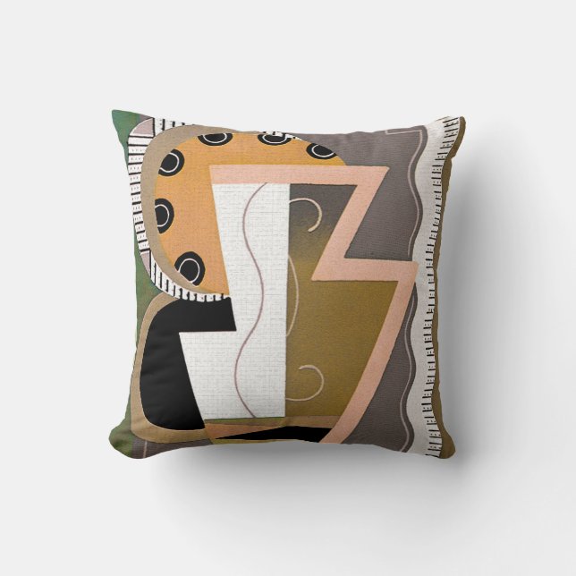 Almofada Travesseiro decorativo do design do art deco (Frente)