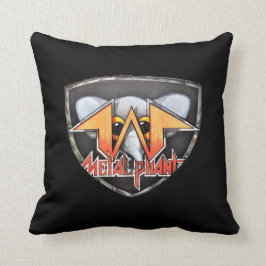 Almofada Travesseiro decorativo do emblema de Metalphant -
