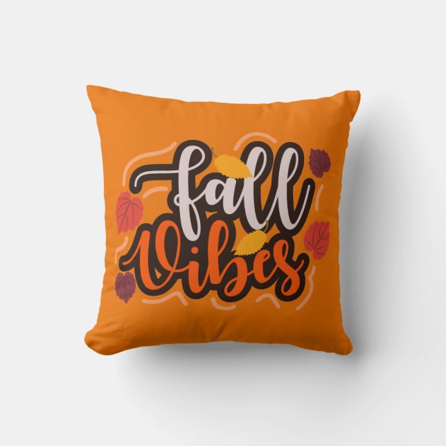 Almofada Travesseiro decorativo do Fall Vibes (Frente)