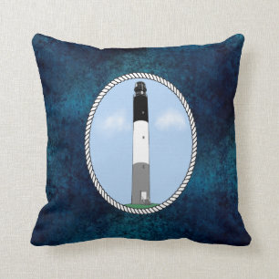 Almofada Travesseiro decorativo do farol da ilha do