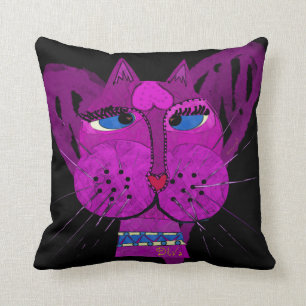 Almofada Travesseiro decorativo do gatinho da diva