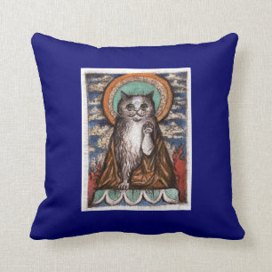 Almofada Travesseiro decorativo do gato de Buddha