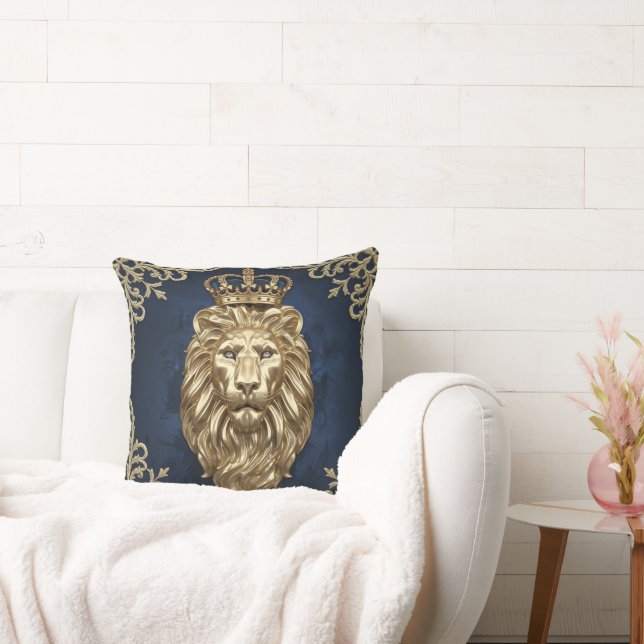 Almofada Travesseiro decorativo do Leão Luxuoso. (Sofá)