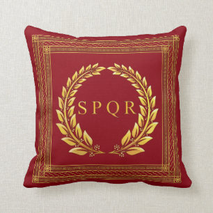 Almofada Travesseiro decorativo do louro de SPQR