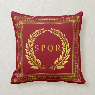 Almofada Travesseiro decorativo do louro de SPQR
