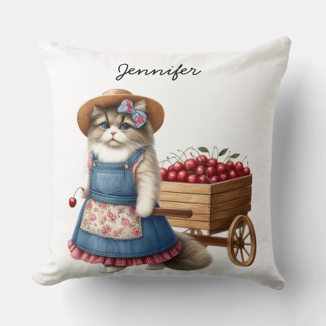 Almofada Travesseiro decorativo do Lover Gato (Frente)