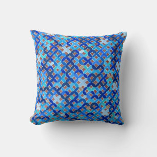 Almofada Travesseiro decorativo do Mosaico do Mediterrâneo