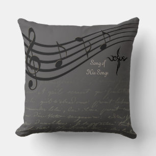 Almofada Travesseiro Decorativo do Music Note