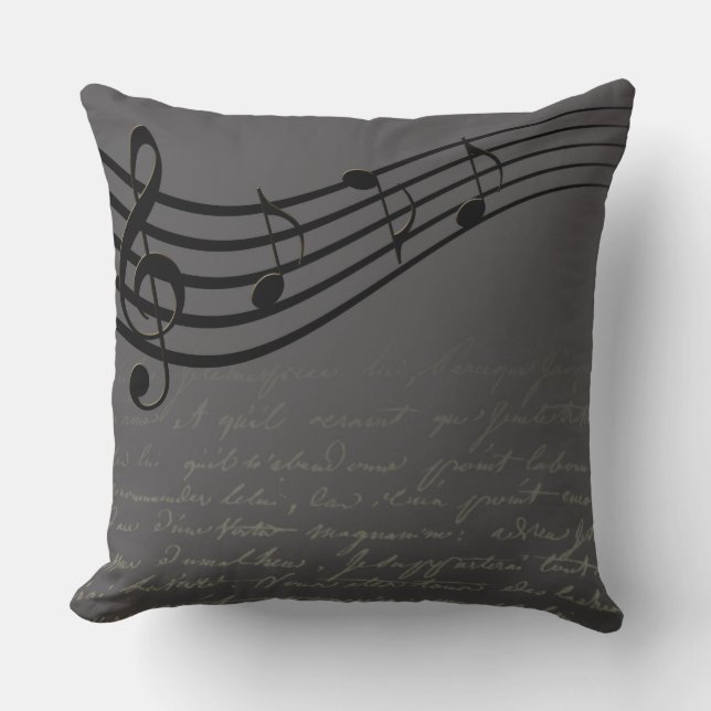 Almofada Travesseiro Decorativo do Music Note (Frente)