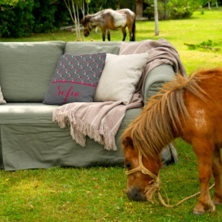 Almofada travesseiro decorativo do nome do padrão do triâng