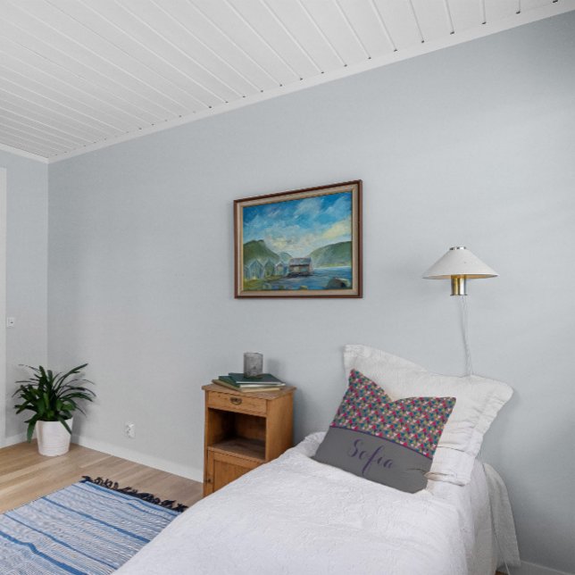 Almofada Travesseiro decorativo do padrão do círculo de tri (Criador carregado)