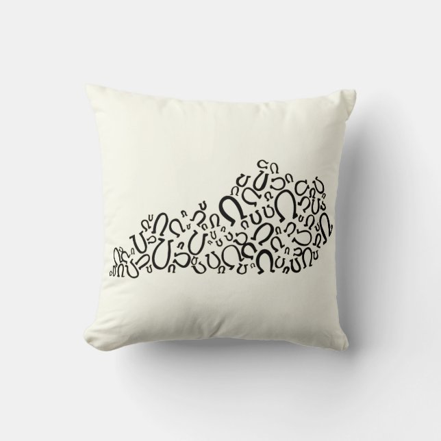 Almofada Travesseiro decorativo do país do cavalo (Frente)