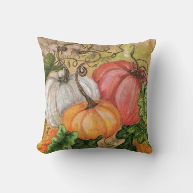 Almofada Travesseiro decorativo do Pumpkins Halloween (Frente)